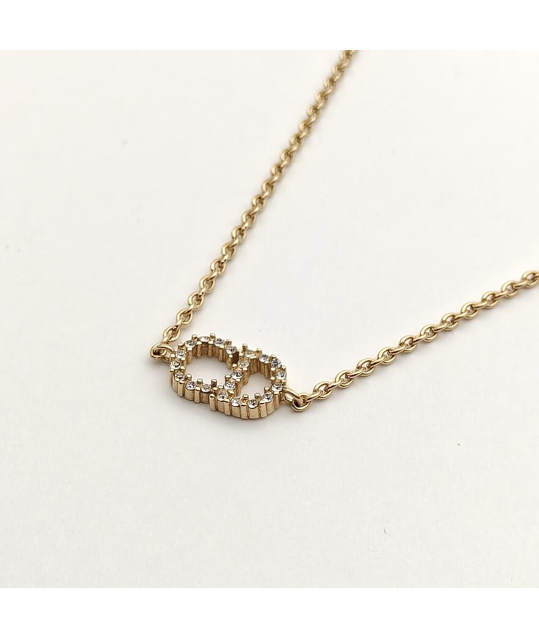 CHRISTIAN DIOR Золотой металлический браслет, фото 4