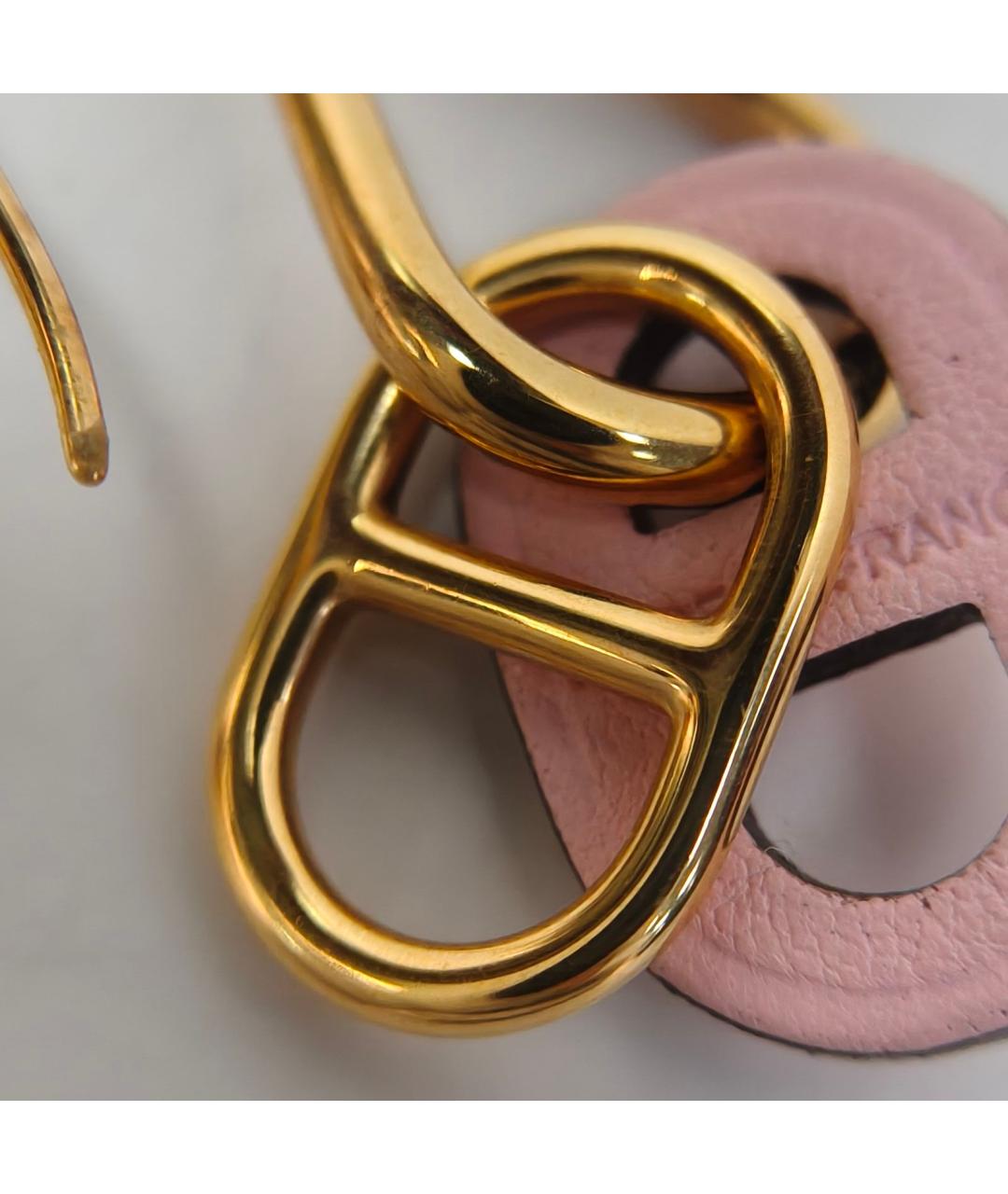 HERMES Кожаные серьги, фото 8