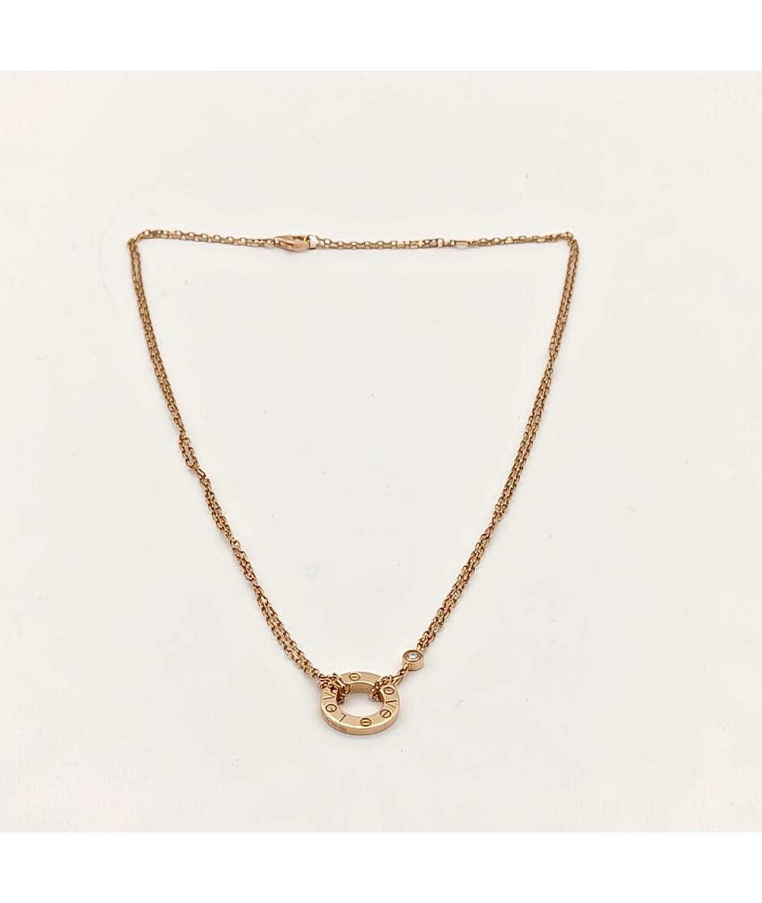 CARTIER Золотая подвеска из розового золота, фото 7