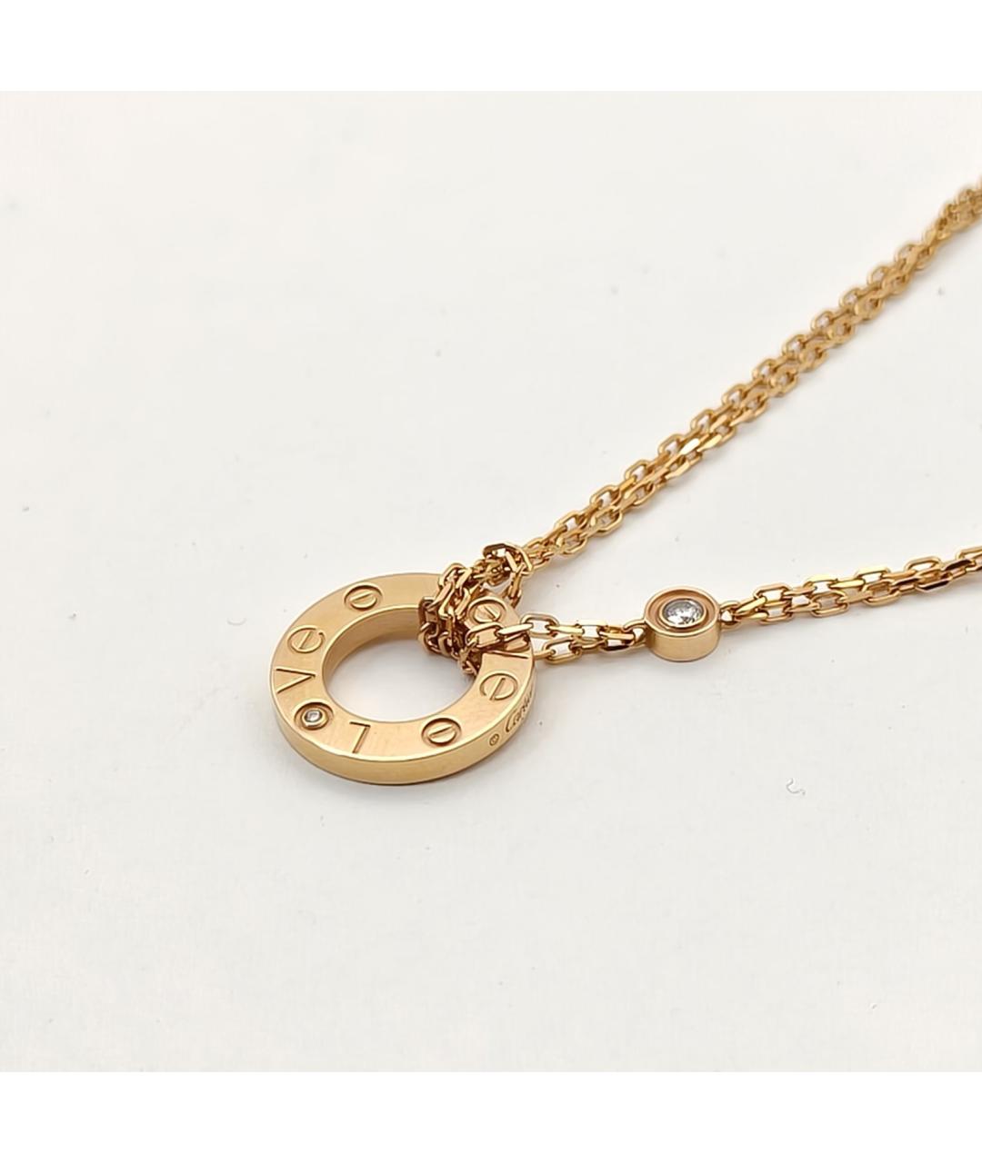 CARTIER Золотая подвеска из розового золота, фото 4