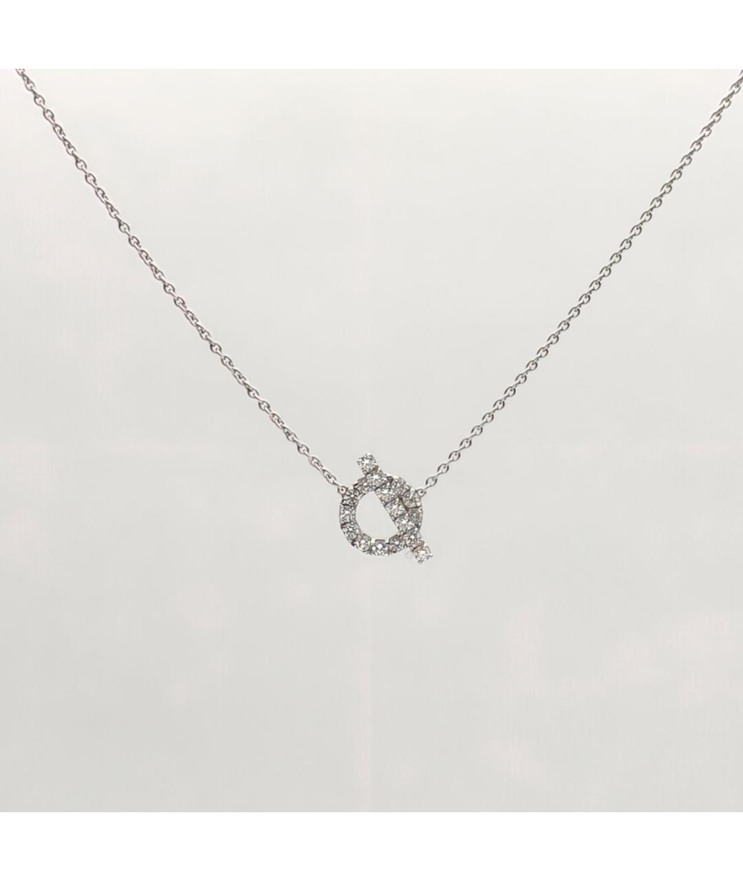 HERMES Серебряная подвеска из белого золота, фото 3