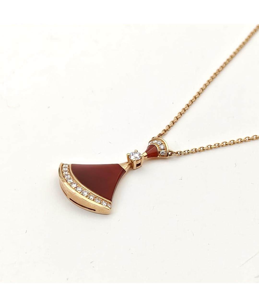 BVLGARI Золотая подвеска из розового золота, фото 4