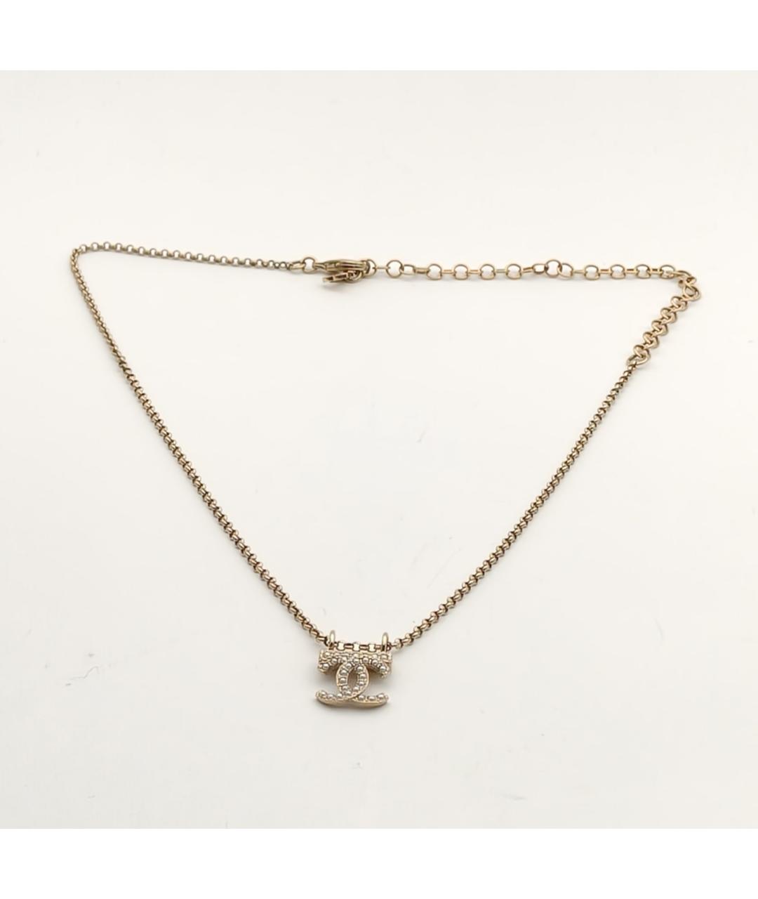 CHANEL Золотая металлическая подвеска, фото 7