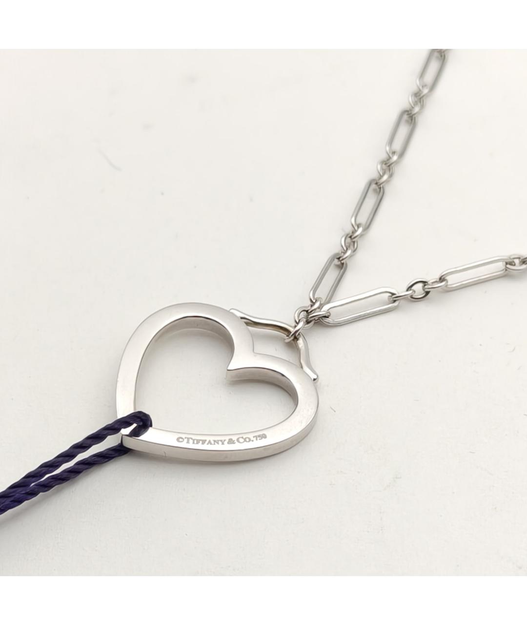TIFFANY&CO Серебрянный кулон из белого золота, фото 4