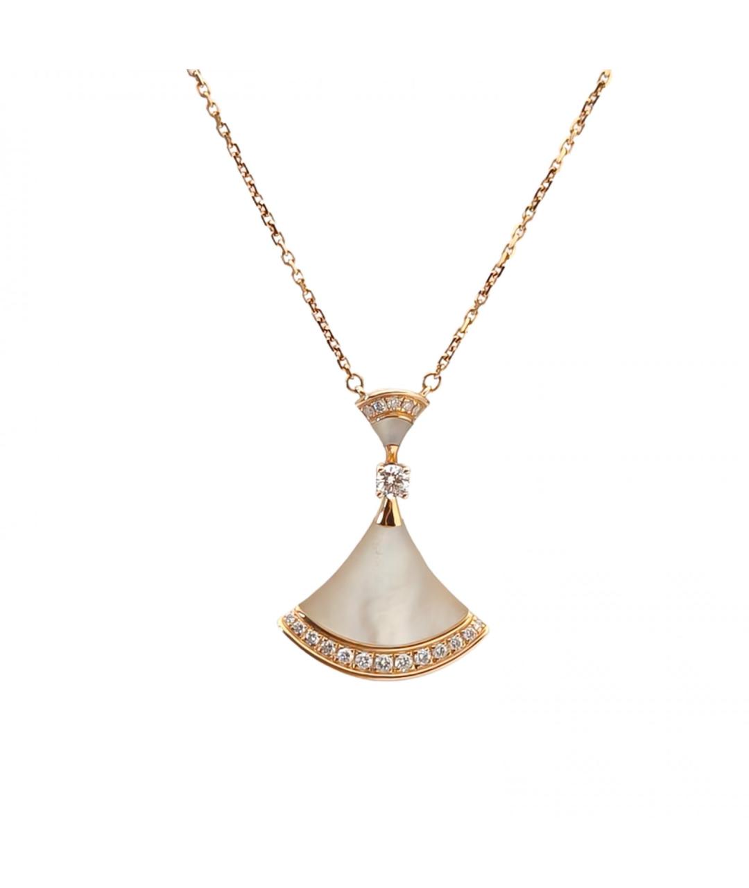 BVLGARI Золотая подвеска из розового золота, фото 2