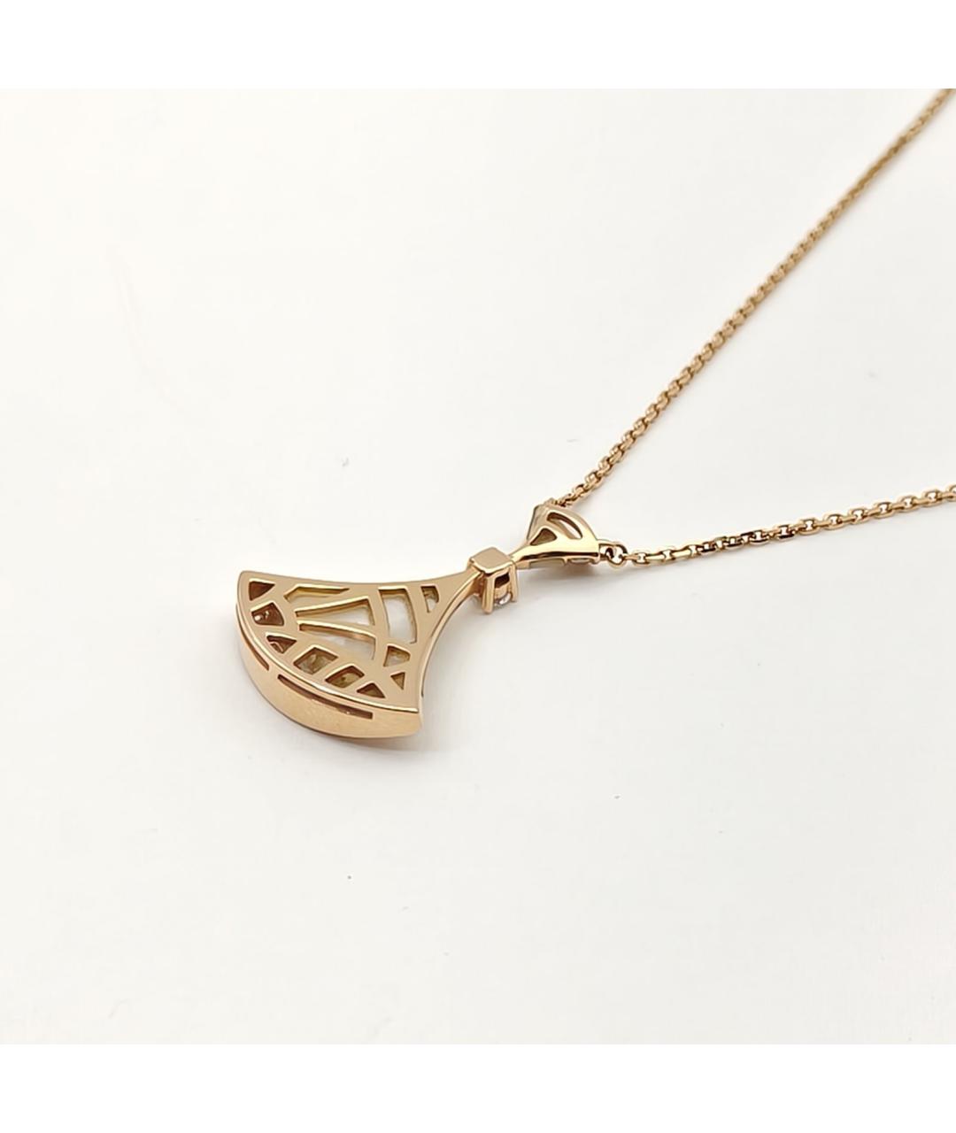 BVLGARI Золотая подвеска из розового золота, фото 5