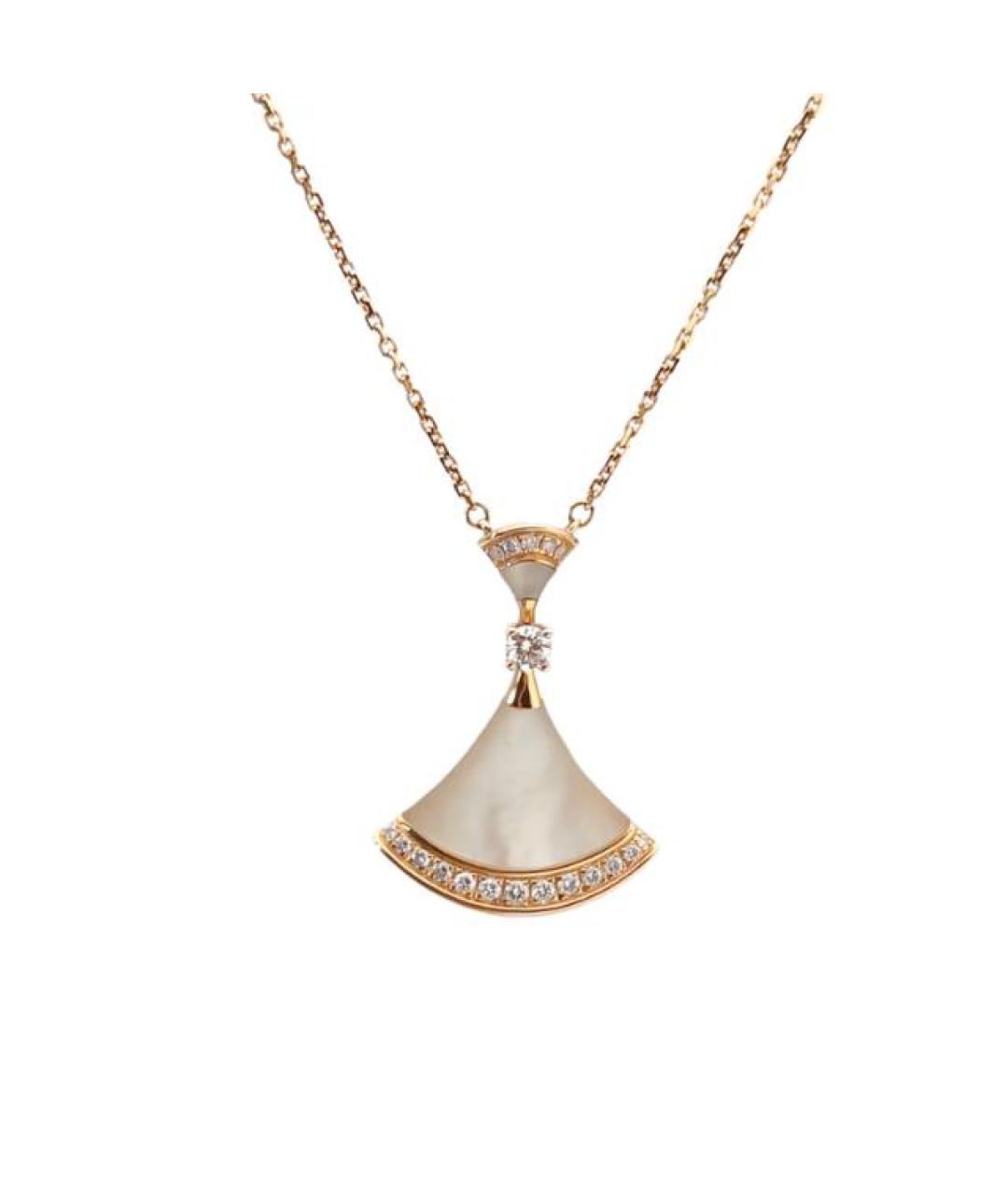 BVLGARI Золотая подвеска из розового золота, фото 10