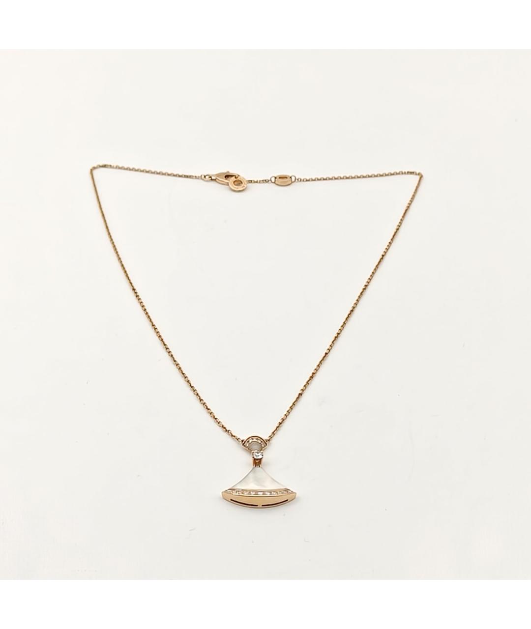 BVLGARI Золотая подвеска из розового золота, фото 7