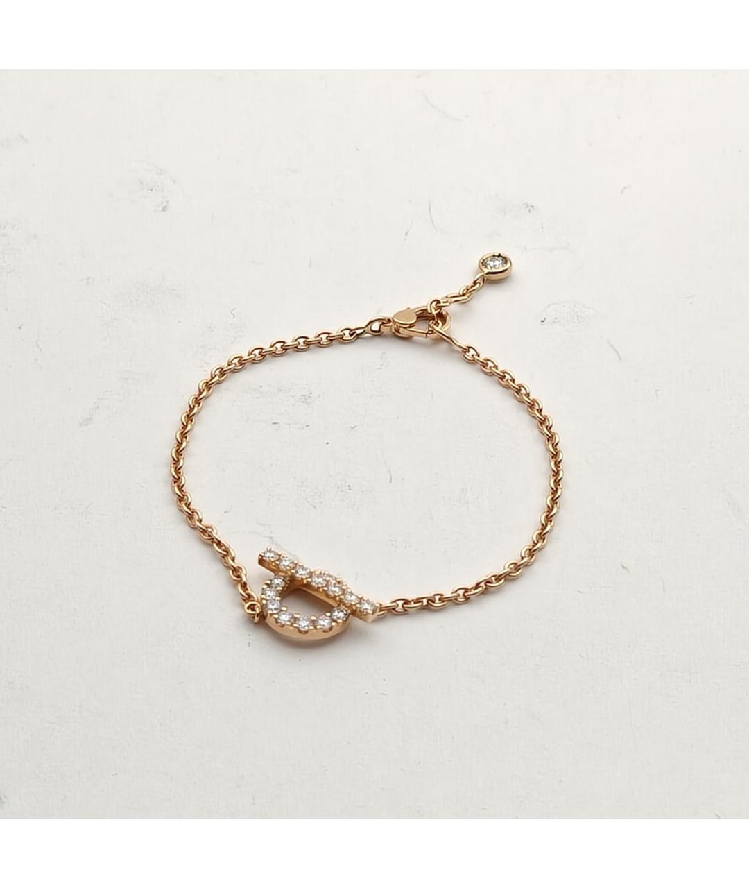 HERMES Золотой браслет из розового золота, фото 3