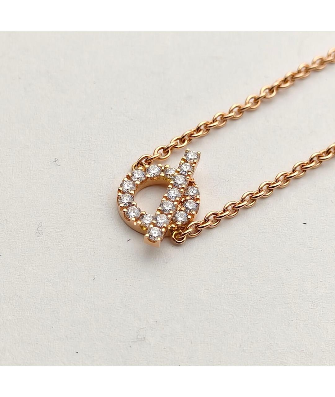 HERMES Золотой браслет из розового золота, фото 4