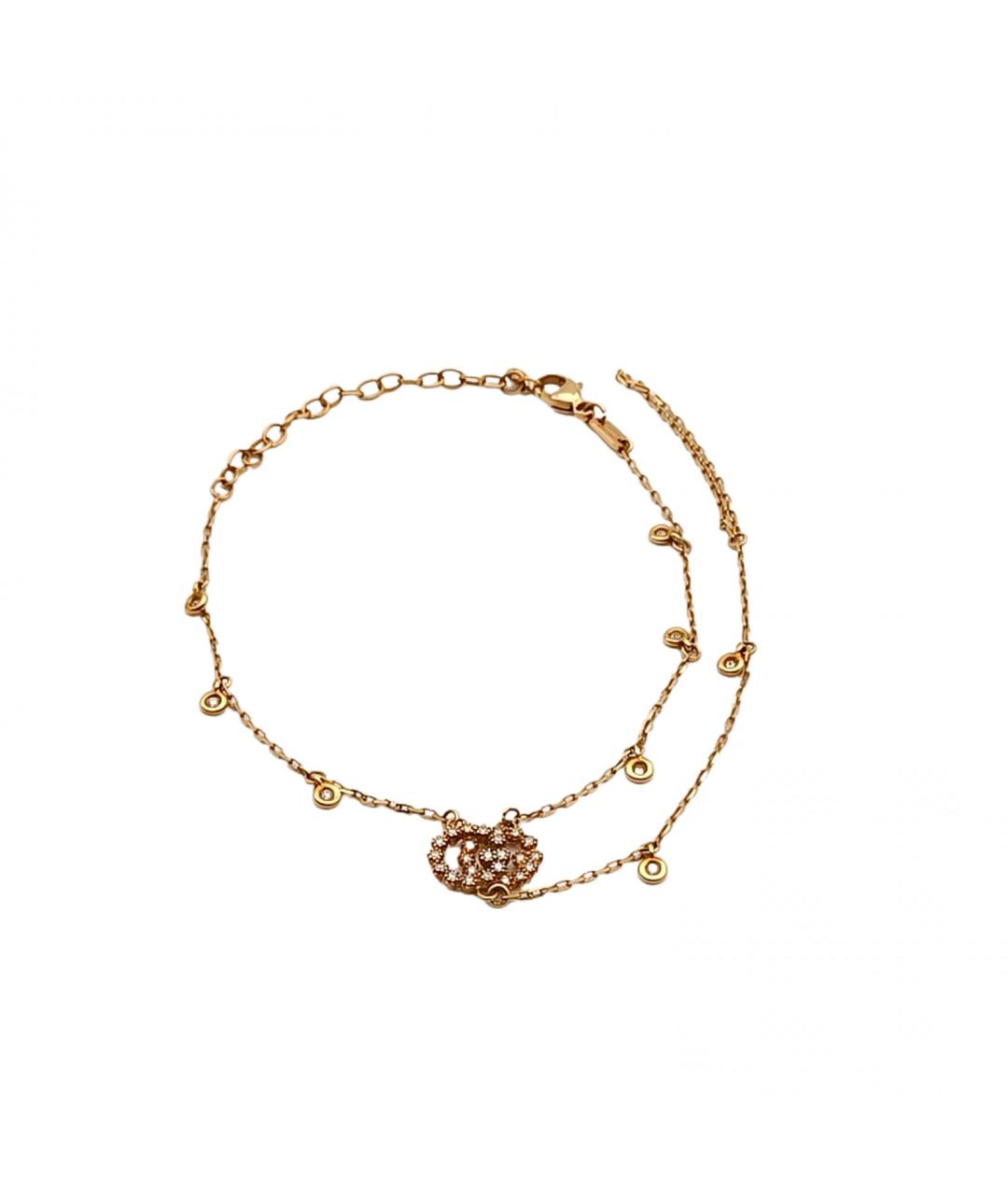 GUCCI Золотой браслет из желтого золота, фото 2