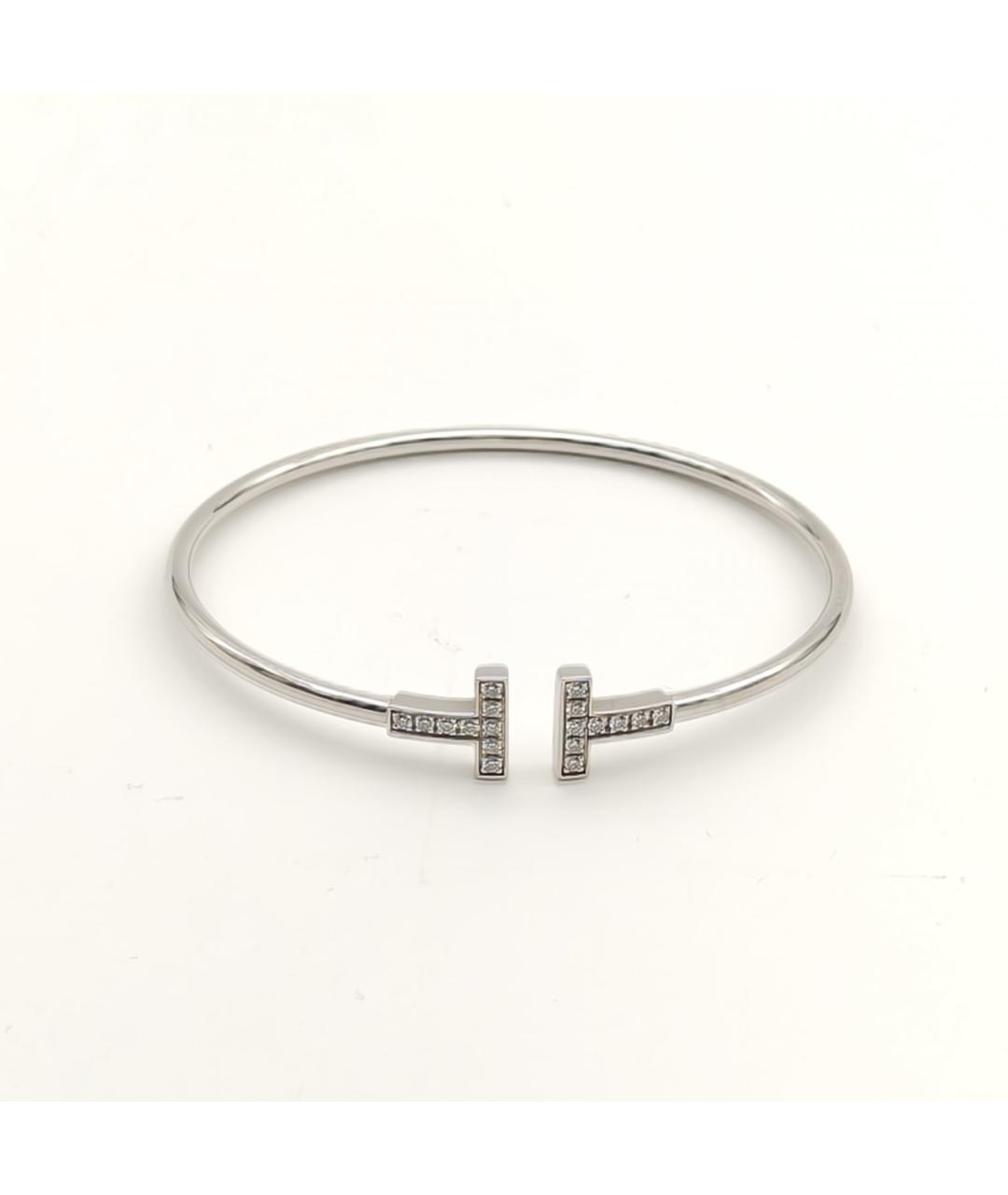 TIFFANY&CO Серебрянный браслет из белого золота, фото 3