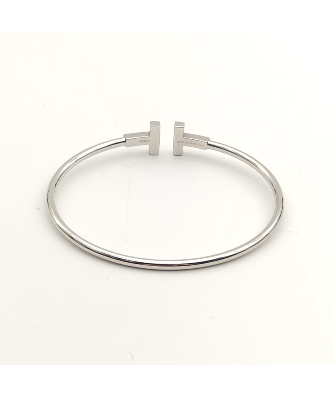 TIFFANY&CO Серебрянный браслет из белого золота, фото 6
