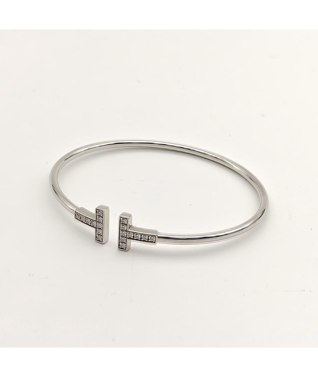 TIFFANY&CO Серебрянный браслет из белого золота, фото 4