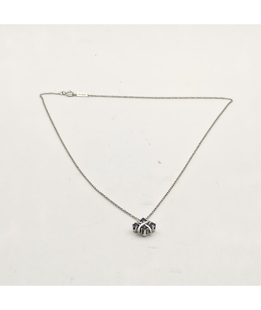 TIFFANY&CO Серебряная платиновая подвеска, фото 7