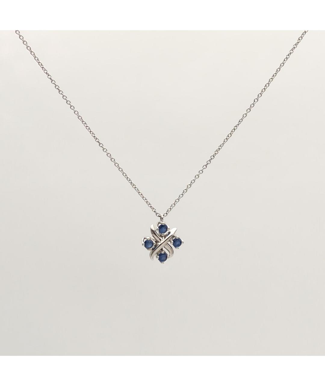 TIFFANY&CO Серебряная платиновая подвеска, фото 3