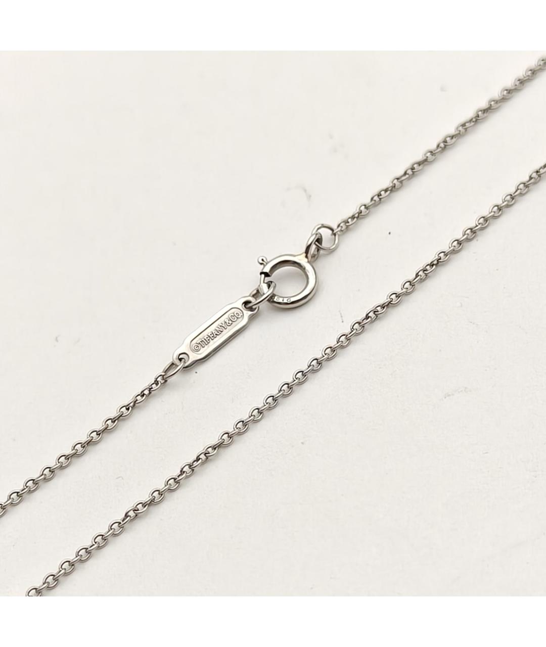 TIFFANY&CO Серебряная платиновая подвеска, фото 6