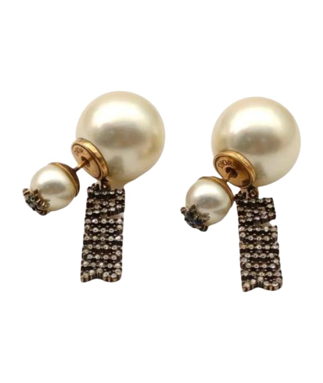 CHRISTIAN DIOR Металлические серьги, фото 1