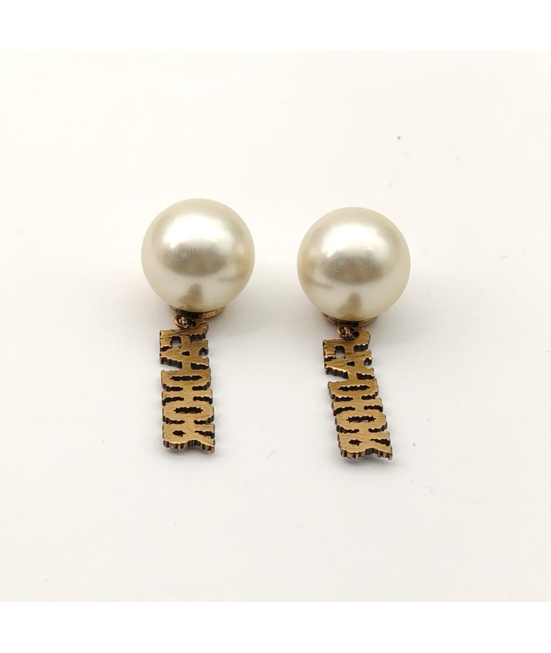 CHRISTIAN DIOR Металлические серьги, фото 6