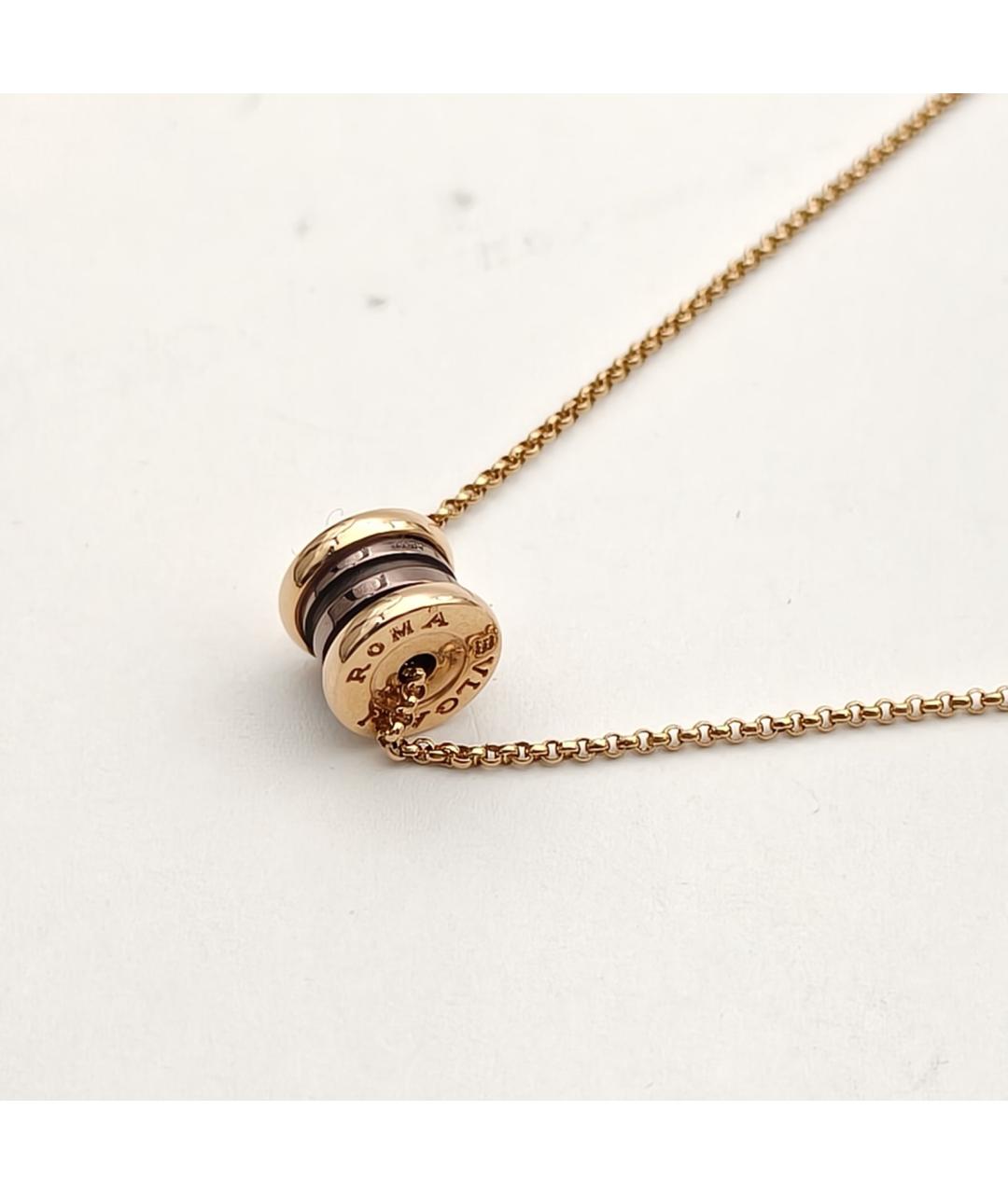 BVLGARI Золотая подвеска из розового золота, фото 5