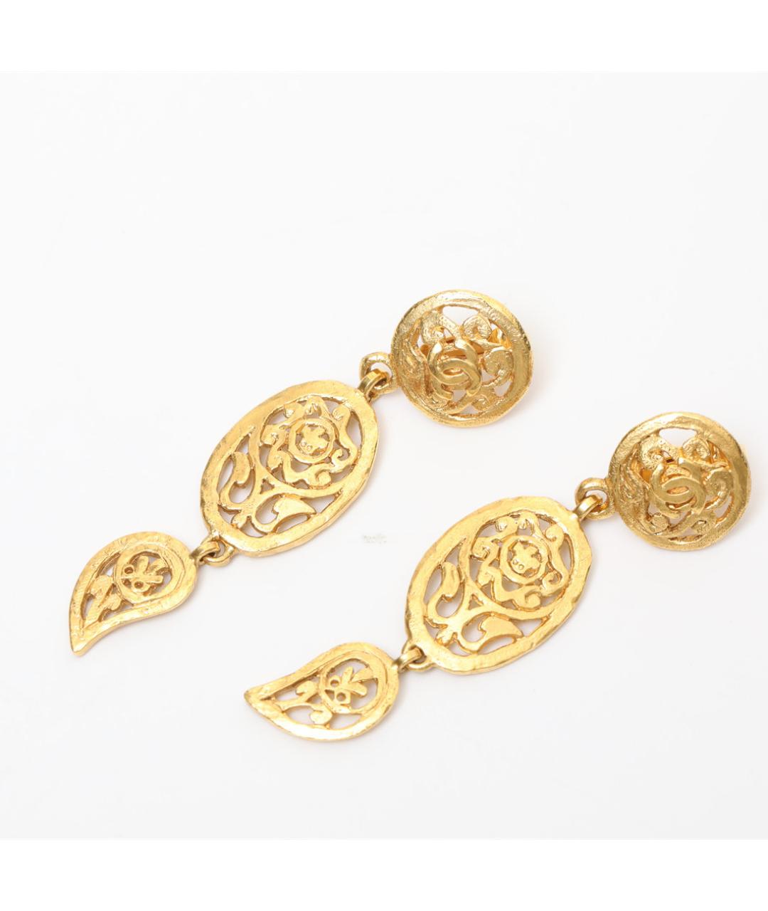 CHANEL Металлические клипсы, фото 3