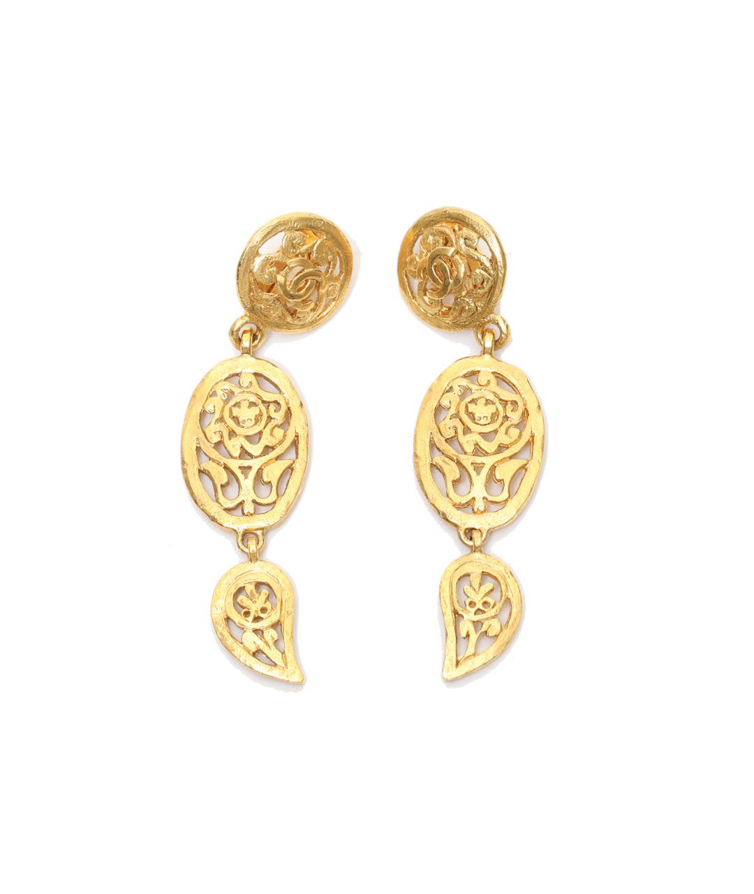 CHANEL Металлические клипсы, фото 1