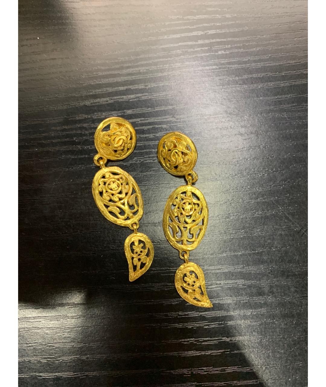 CHANEL Металлические клипсы, фото 7