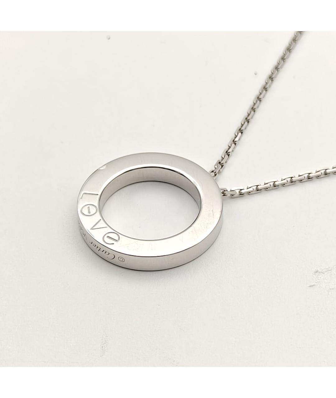 CARTIER Серебряная подвеска из белого золота, фото 5