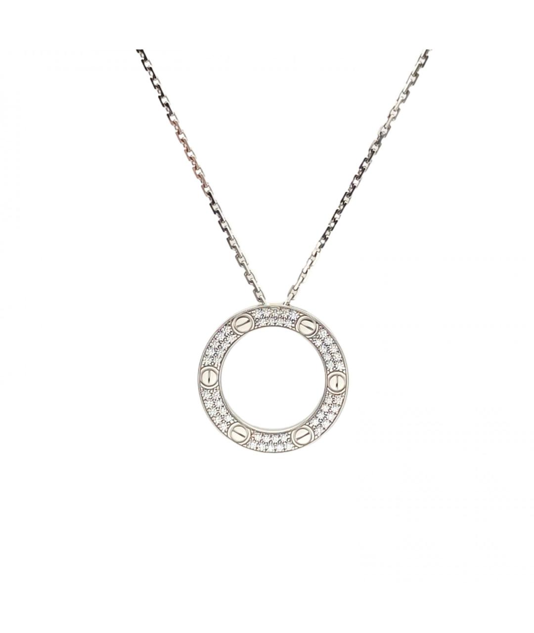 CARTIER Серебряная подвеска из белого золота, фото 2