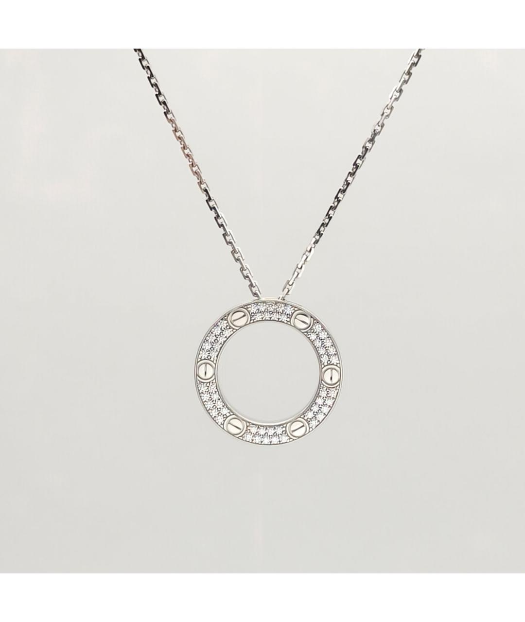 CARTIER Серебряная подвеска из белого золота, фото 3