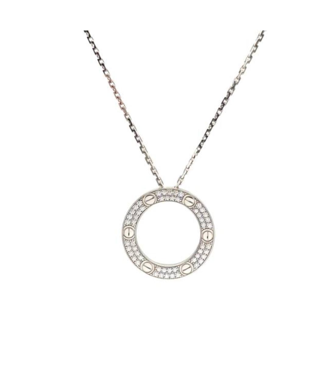CARTIER Серебряная подвеска из белого золота, фото 10