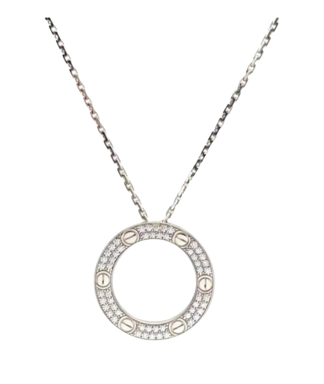 CARTIER Серебряная подвеска из белого золота, фото 1