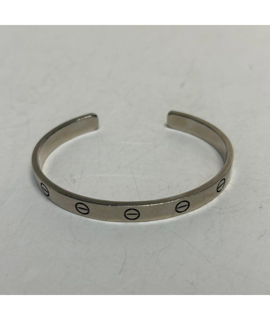 CARTIER Серебрянный браслет из белого золота, фото 7