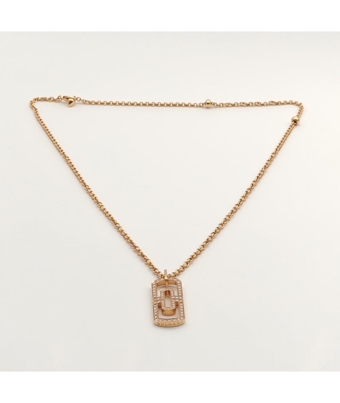 BVLGARI Золотая подвеска из розового золота, фото 7