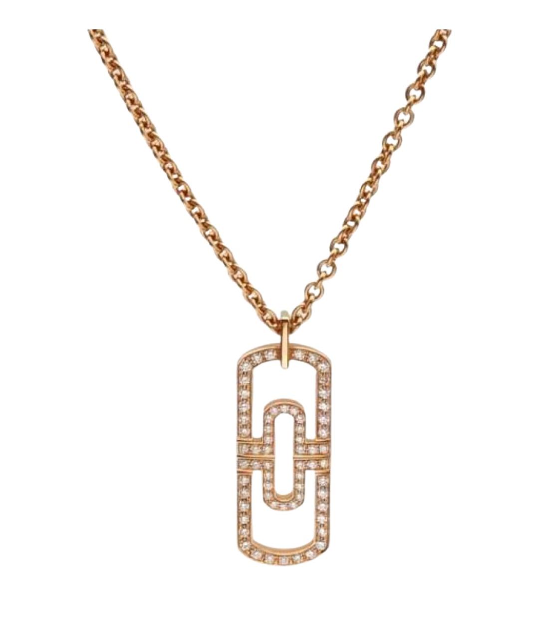 BVLGARI Золотая подвеска из розового золота, фото 1