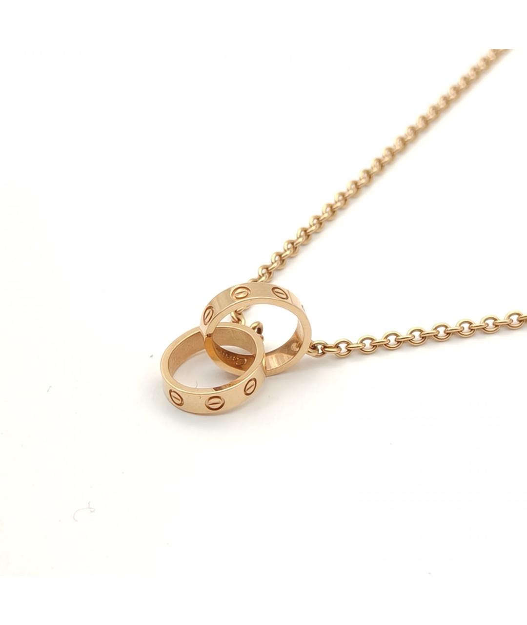 CARTIER Золотое колье из розового золота, фото 4