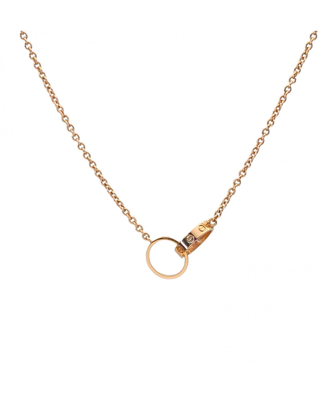 CARTIER Золотое колье из розового золота, фото 2