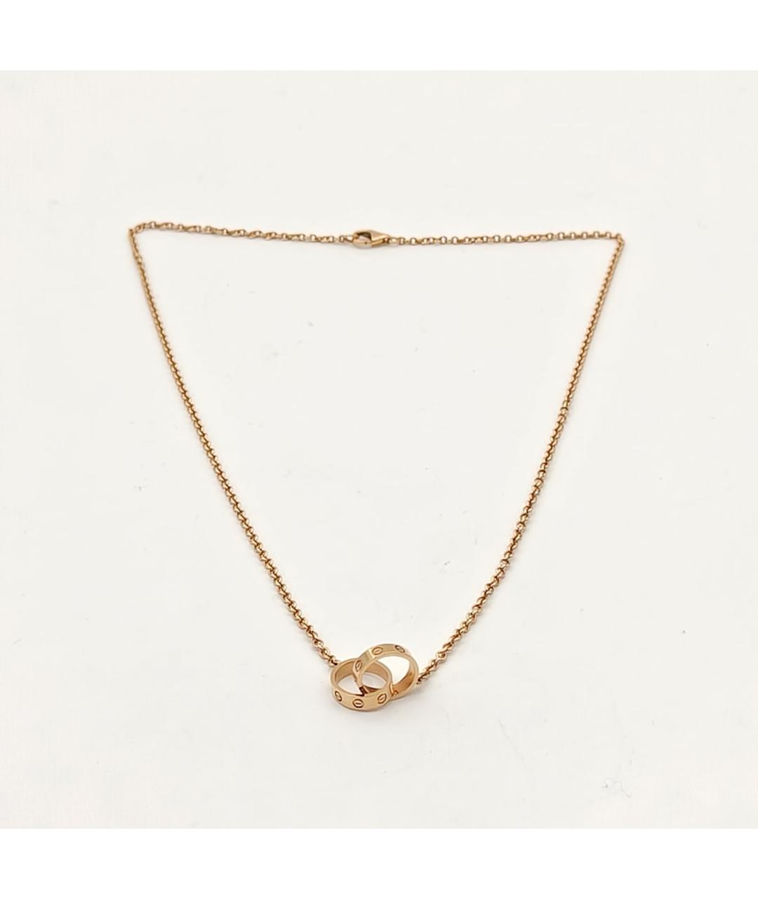 CARTIER Золотое колье из розового золота, фото 7