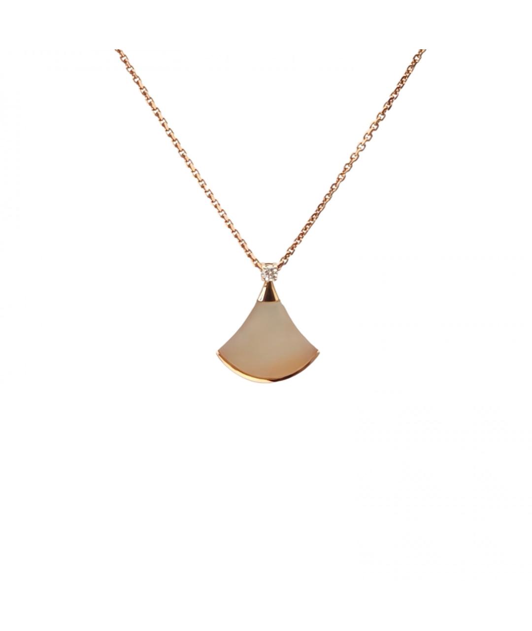 BVLGARI Золотая подвеска из розового золота, фото 2