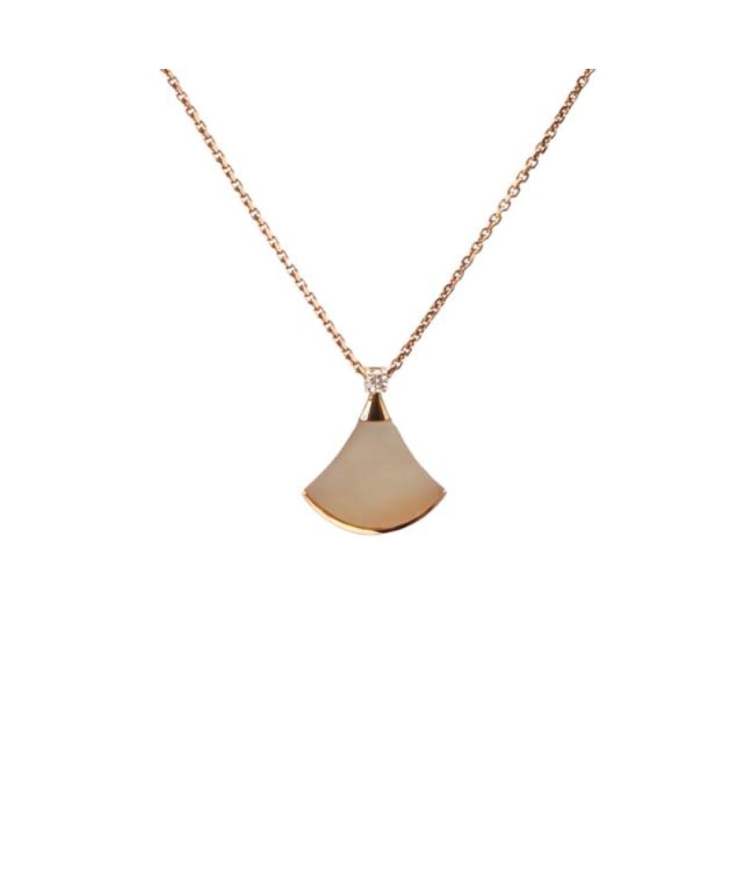 BVLGARI Золотая подвеска из розового золота, фото 10