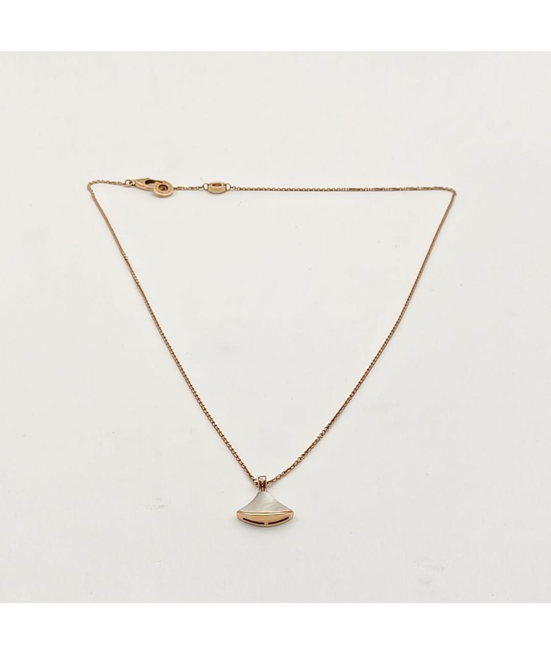 BVLGARI Золотая подвеска из розового золота, фото 7