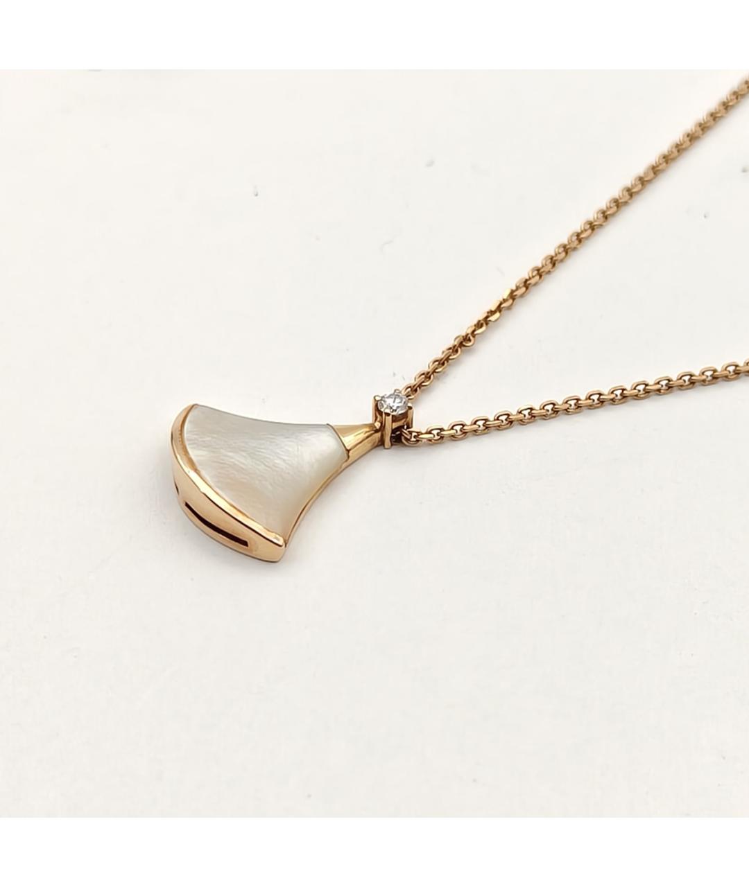 BVLGARI Золотая подвеска из розового золота, фото 4