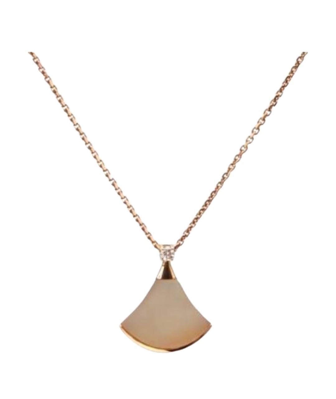 BVLGARI Золотая подвеска из розового золота, фото 1