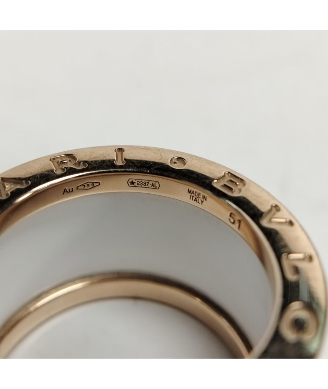 BVLGARI Золотое кольцо из розового золота, фото 8