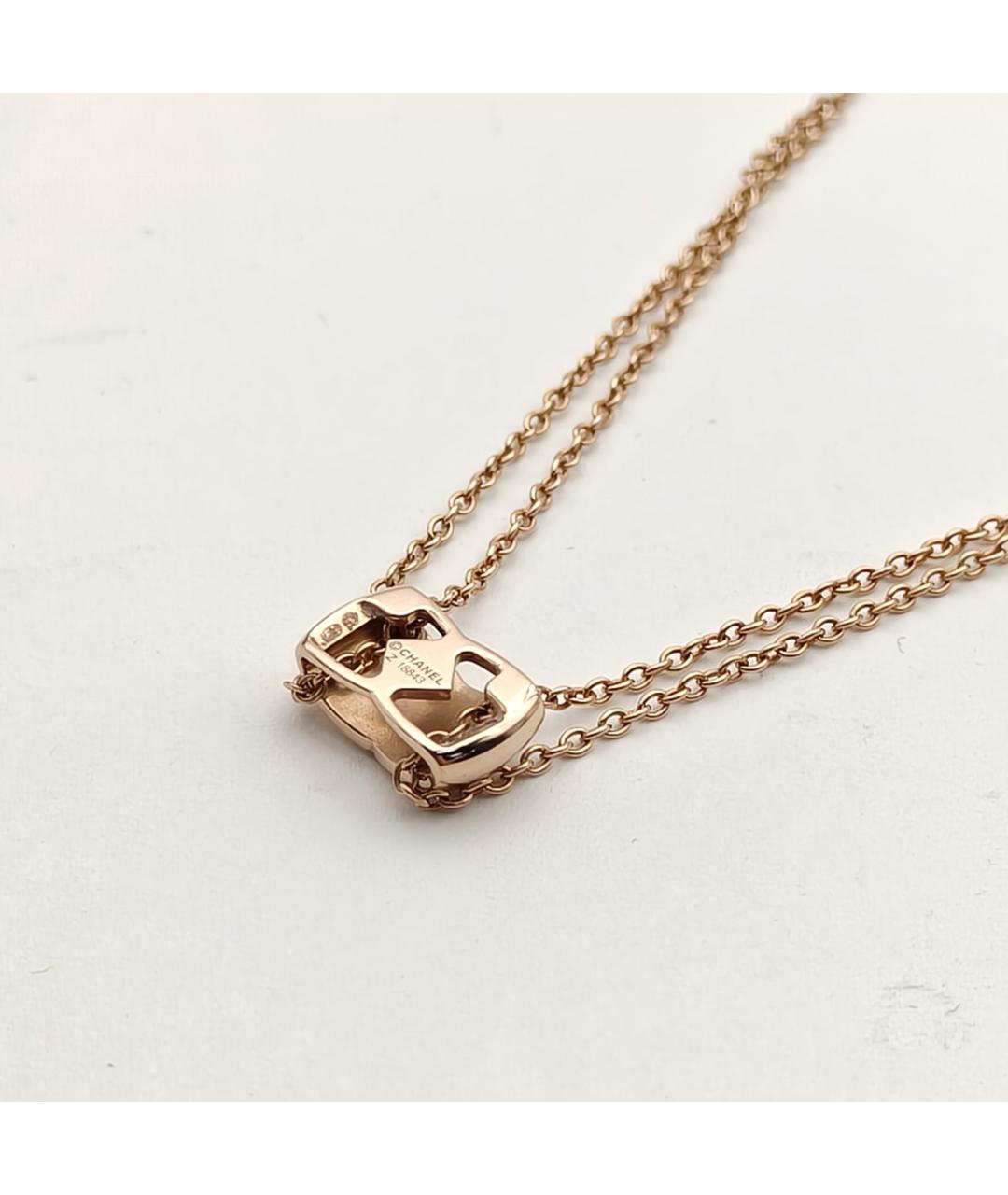 CHANEL Золотое колье из розового золота, фото 5