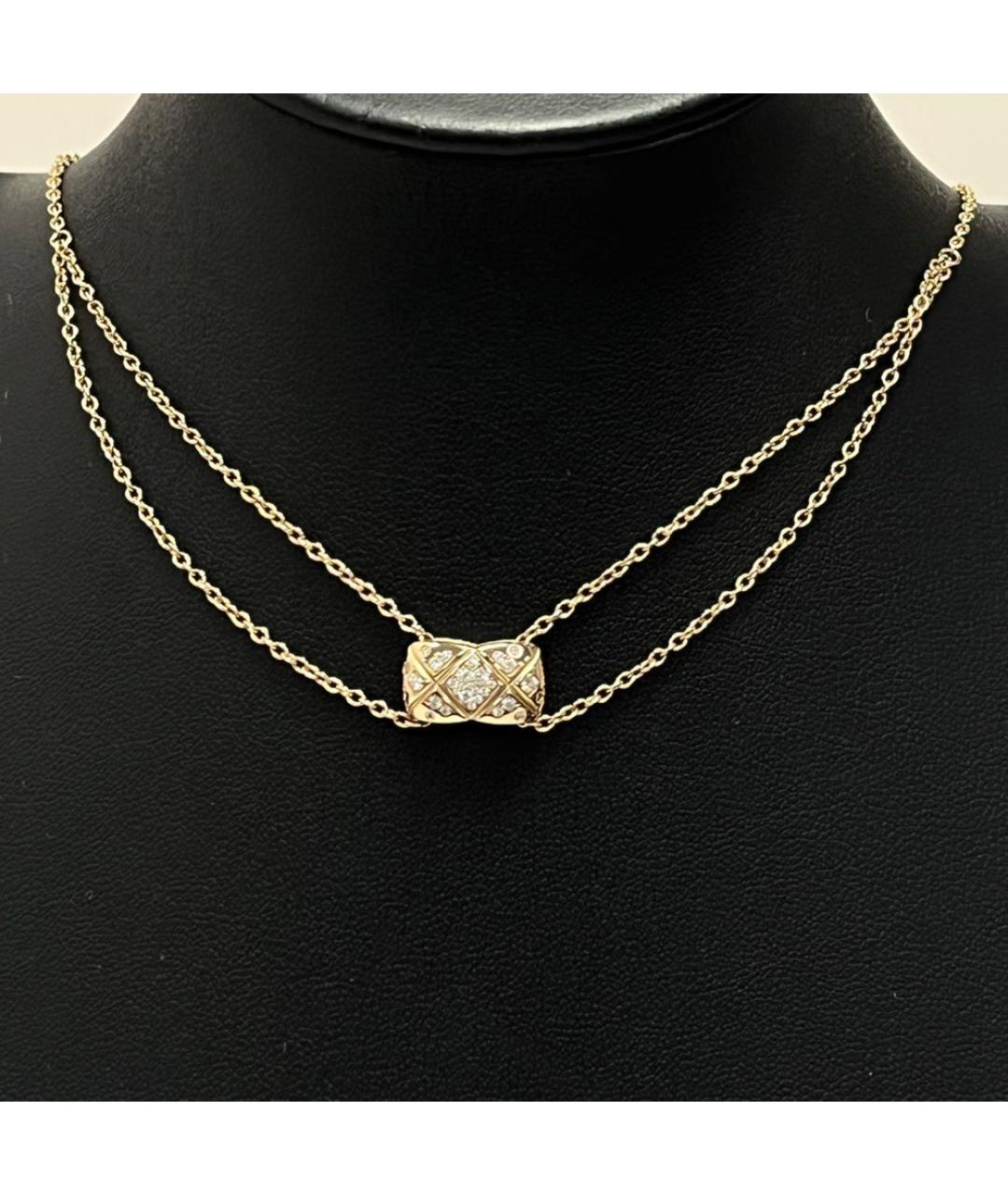 CHANEL Золотое колье из розового золота, фото 8