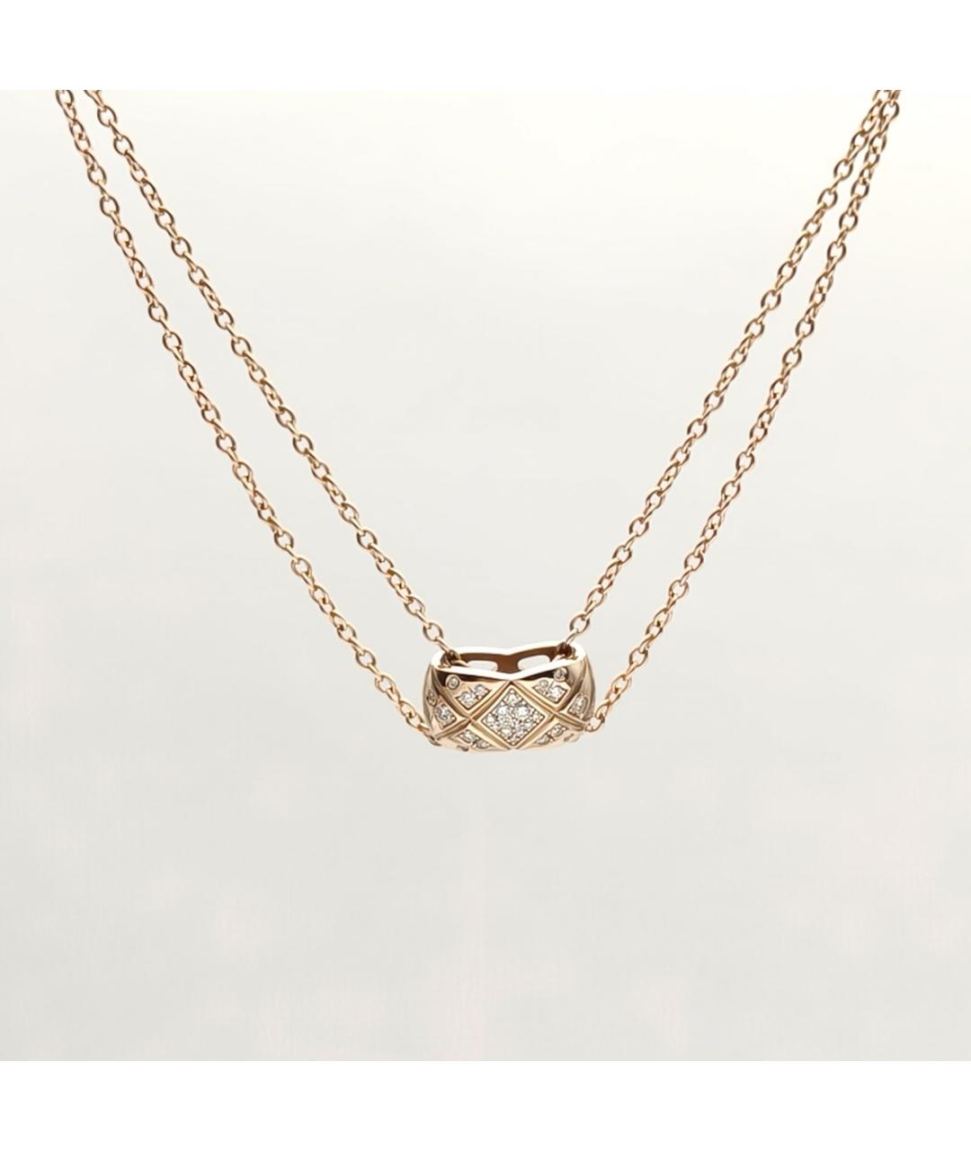 CHANEL Золотое колье из розового золота, фото 3