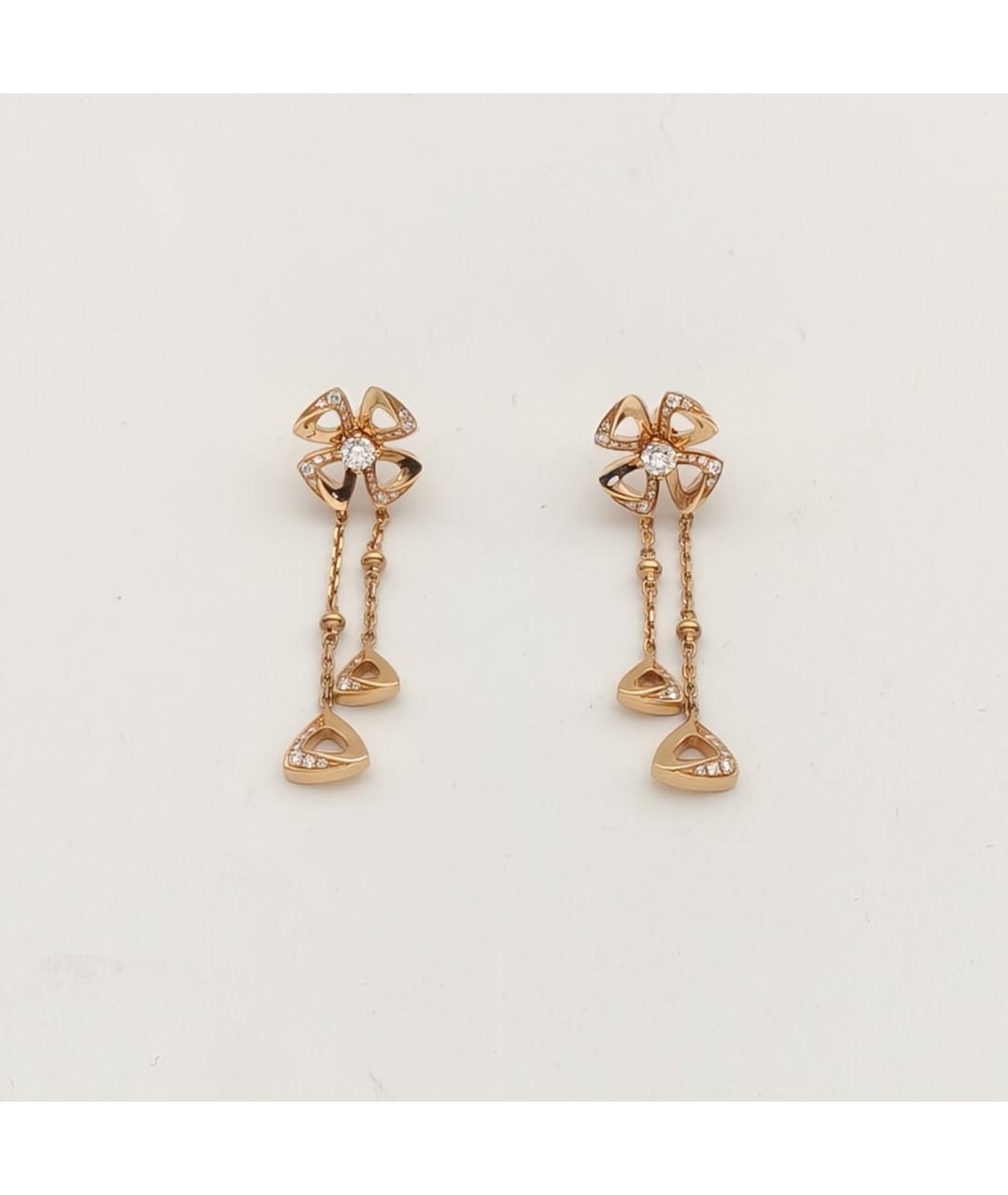 BVLGARI Золотые серьги из розового золота, фото 3