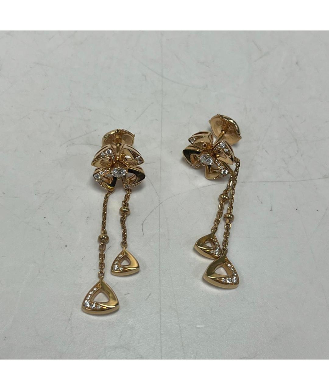 BVLGARI Золотые серьги из розового золота, фото 7