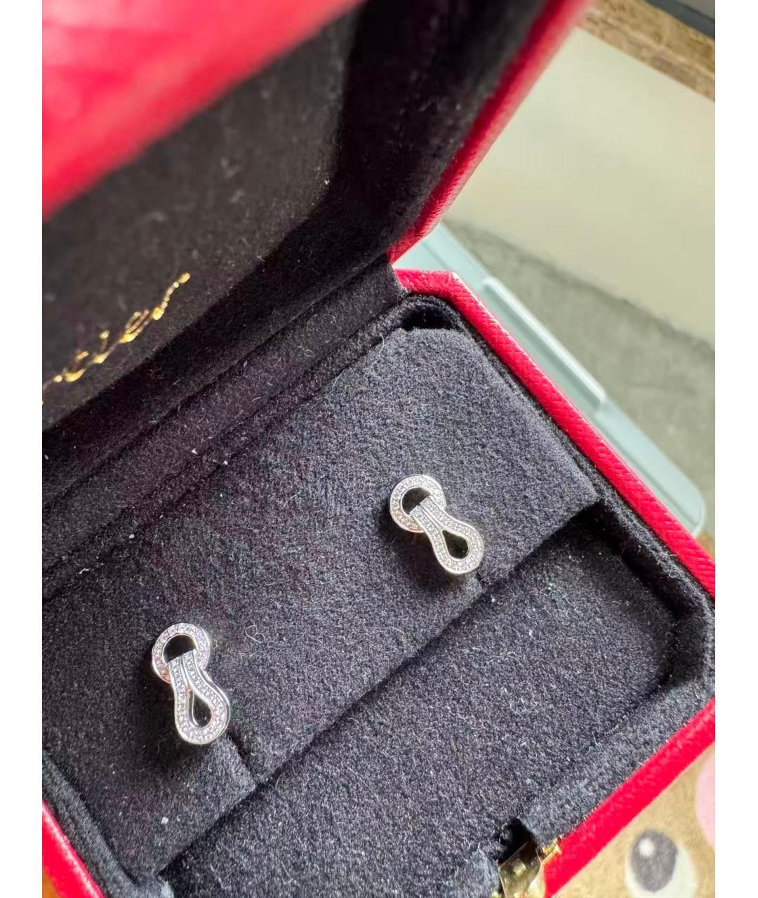 CARTIER Серебряные серьги из белого золота, фото 7